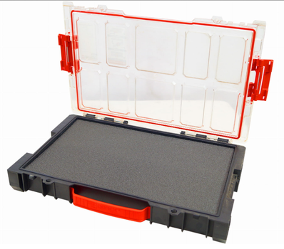 Органайзер для інструментів QBRICK SYSTEM PRO 100 Multilayer Foam Inserts 452x296x79мм, модульний, із захистом від пилу та вологи