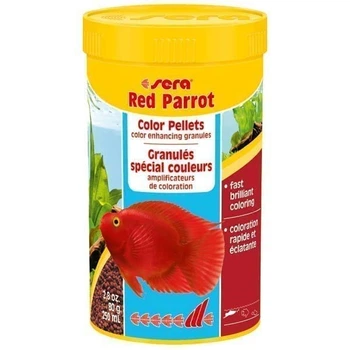Корм для усиления окраса красных попугаев Sera Red Parrot гранулы 250 мл 80 г (4001942004114)