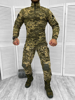 Тактичний осінній військовий комплект Enlisted ( Убакс + Штани ), Камуфляж: Піксель ЗСУ, Розмір: XXL
