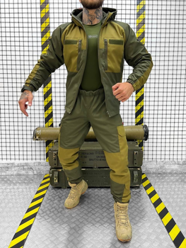 Тактичний теплий військовий комплект Гірка ( Куртка + Штани ), Камуфляж: Олива, Розмір: M