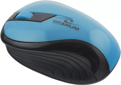 Миша Esperanza Titanum TM114T Wireless Black/Turquoise (5901299904770)