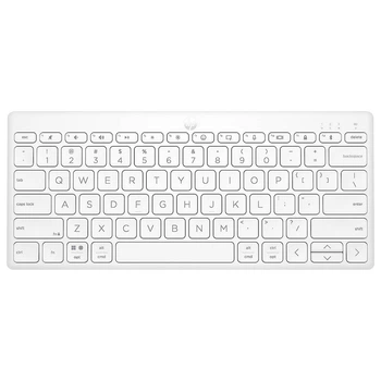 Клавиатура HP 350 Compact Multi-Device BT UKR white
