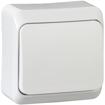 Выключатель одноклавишный Schneider Electric Prima Белый (WDE001010)