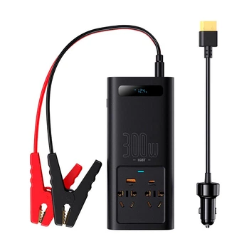 Автомобильный преобразователь напряжения Baseus IGBT Power Inverter 300W (110V US/JP ) Black (CGNB010001)