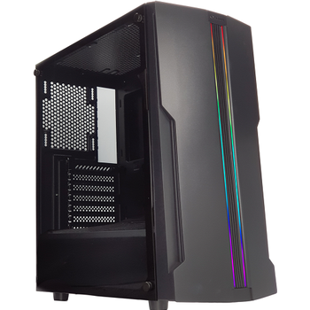 Корпус Xilence XILENT BLADE RGB X512.RGB 2xUSB3.0 ARGB FAN 12см без БЖ ATX