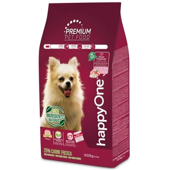 Премиум Корм для Собак Мелких Пород со Свежим Мясом happyOne Premium Dog Small Breeds Fresh Meat 10 кг