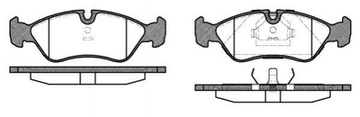 Тормозные колодки WOKING P3863.10 Opel Kadett, Omega, Astra, Vectra 1605454, 1605789, 1605808