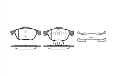 Тормозные колодки WOKING P943300 Renault Laguna, Grand Scenic, Espace, Scenic 410600756R, 410607613R, 410607716R