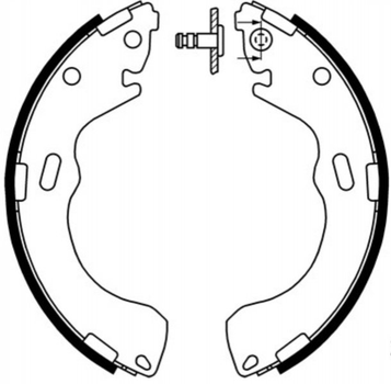 Тормозные колодки ABE C03043ABE Mazda 626 G1YV2638ZA, G1YV2638ZB, G1YV2638ZC