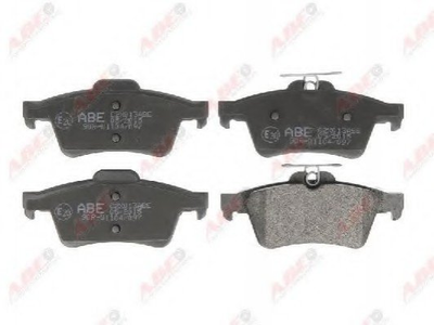 Тормозные колодки ABE C2X013ABE Opel Vectra; Ford C-Max, Focus, Transit; Peugeot 508; Mazda 3; Volvo C70, V40, C30; Citroen C5; Renault Laguna; Jaguar XJ, XF, XK; Cadillac BLS C2Y32648ZB, BPYK2648ZB, 1012799240