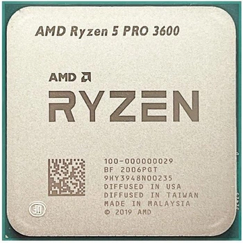 Процесор AMD Ryzen 5 3600 PRO (100-000000029A) (sAM4, 12T, 4.2 ГГц)