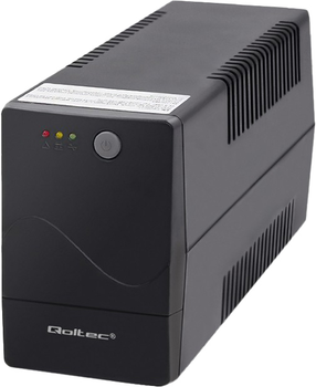 ИБП Qoltec Monolith 850VA 480W Black (5901878539713)