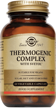Suplement diety Solgar Thermogenic Complex with Svetol 60 Vegetable kapsułek (33984512856)