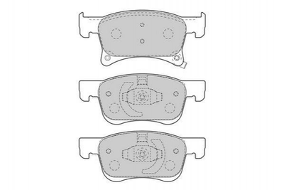 Тормозные колодки Jurid 573657J Opel CORSA 95517029, 1605281, VAUXHALL