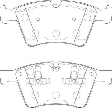 Тормозные колодки Jurid 573424J Mercedes M-Class, GL-Class 1644201320, 1644202520, A1644202520