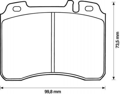 Гальмівні колодки Jurid 571879J Mercedes E-Class 0024203720, 0024201920, A0024203720