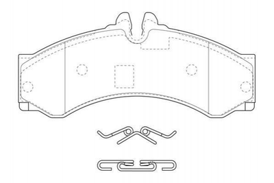 Тормозные колодки Jurid 2915309560 Mercedes Sprinter; Volkswagen LT; Opel Vivaro 0044201520, 0044202420, 0044202620