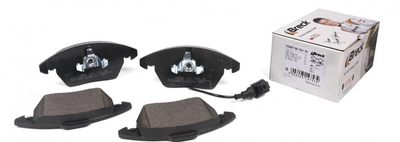 Тормозные колодки BRECK 23587 00 701 10 Volkswagen Golf, Passat, Polo, Scirocco, Caddy, Touran, CC; Skoda Yeti, Fabia, Rapid, Octavia; Audi A1, A3; Seat Leon, Toledo 1K0698151, 1K0698151C, 1K0698151E
