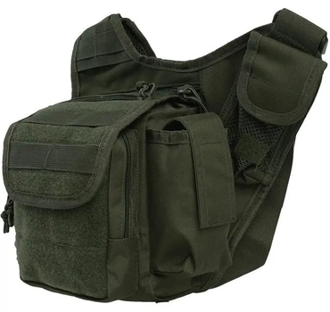 Багатофунціональна сумка, олива Mil-tec Multifunction Sling Bag Olive 13726501