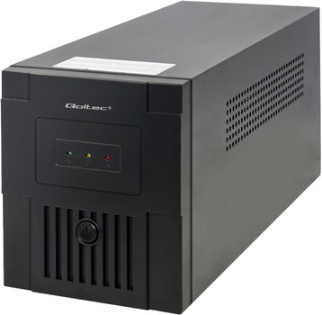 ИБП Qoltec Monolith 2000VA 1200W Black (5901878539751)