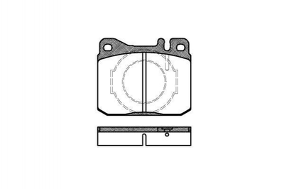 Тормозные колодки ROADHOUSE 201040 Mercedes S-Class, E-Class; Volkswagen LT 0004205920, 0004206020, 0004209420