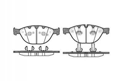 Тормозные колодки ROADHOUSE 2958.10 BMW 5 Series, 6 Series, 7 Series; Jaguar XJ 34110300361, 34112283365, 34112284065