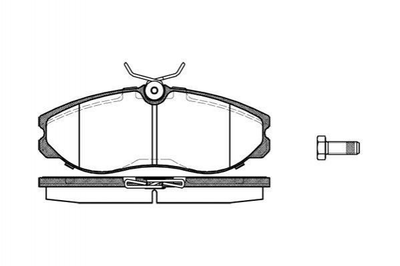 Тормозные колодки ROADHOUSE 2462.00 Nissan Pathfinder 1954460, 1956421, 1956495