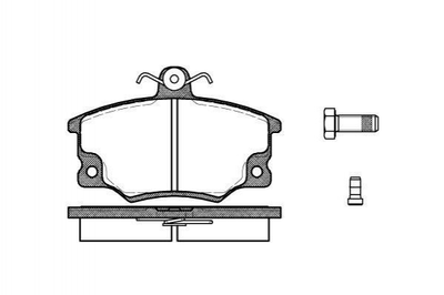 Тормозные колодки ROADHOUSE 2146.14 Fiat Punto, Tipo, Panda 0000794962, 0005892601, 0005983950