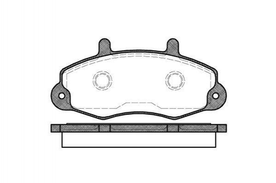 Гальмівні колодки ROADHOUSE 2391.00 Ford Transit 5028763, 6197738, 6965579