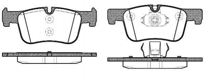 Тормозные колодки ROADHOUSE 2147800 BMW 1 Series, 3 Series, 4 Series 34116850568