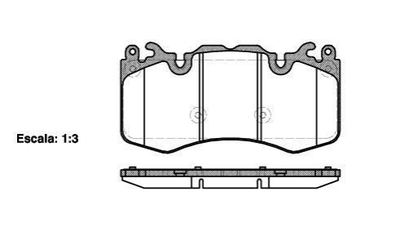 Тормозные колодки ROADHOUSE 21410.00 Land Rover Range Rover, Discovery LR016684, LR020362, LRO16684