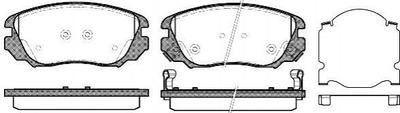 Гальмівні колодки ROADHOUSE 2138502 Opel Insignia; Chevrolet Malibu, Camaro 13237750, 1605624