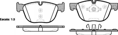 Тормозные колодки ROADHOUSE 2129700 BMW X6, X5, X4; Volkswagen Tiguan 34116852253, 34116778403, 34116779293