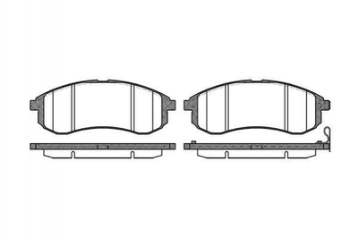 Тормозные колодки ROADHOUSE 21129.01 Mitsubishi L200 DBP511126, MN102622, MR977365