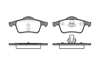 Тормозные колодки ROADHOUSE 271400 Volvo S80, V70, S60, C70, XC70 2723997, 274334, 272399