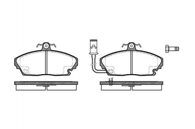 Тормозные колодки ROADHOUSE 2250.01 Honda Legend, Stream, Civic, Jazz 43022SG0010, 45022SG0010, 45022SG9000