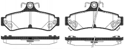 Гальмівні колодки ROADHOUSE 21285.12 Toyota Camry 04466YZZQ1, 0446606080