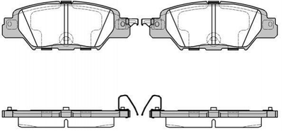 Тормозные колодки ROADHOUSE 21677.00 Mazda CX-5 KAY02648ZA, KAY02648Z