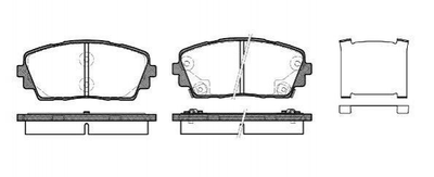 Тормозные колодки ROADHOUSE 2148102 KIA Picanto 581011YA30, 581011YA00, 581011YA40