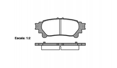 Тормозные колодки ROADHOUSE 21395.00 Lexus GS, RX, IS; Toyota Prius 0446648140, 0446648130, 0446630290