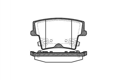 Тормозные колодки ROADHOUSE 2112708 Chrysler 300C 05139191AA, 05142560AA, 05142561AA