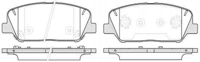 Тормозные колодки ROADHOUSE 2139812 KIA Ceed, Pro Ceed, Cerato; Hyundai I30, Genesis, Veloster 581012VA25, 581012VA70, 58101A6A20