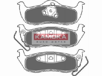 Гальмівні колодки KAMOKA JQ1018150 Jeep COMMANDER (XK), Grand Cherokee II (WJ, WG), Grand Cherokee III (WH, WK) 05080871AB, 05080871AA, 5080871AA