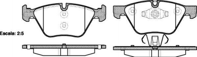 Тормозные колодки ROADHOUSE 2105210 BMW 3 Series, 1 Series; Jaguar X-type 34116771972, 34116777772, C2S48022