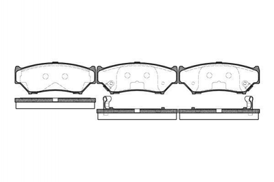 Тормозные колодки ROADHOUSE 2389.12 Suzuki Vitara, Grand Vitara, Jimny 5520056870, 5520056870000, 5520065D00
