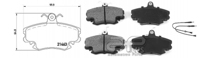 Колодки гальмові APPLUS 71119BBAP Renault Clio, Twingo, Megane, Espace, Logan; Dacia Logan E172171, E172118, 8671016708