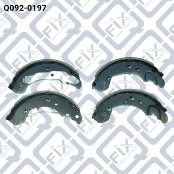 Тормозные колодки Q-fix Q092-0197 Nissan Micra, Note; Renault Clio 44060AX625