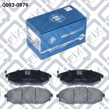 Гальмівні колодки Q-fix Q093-0979 Chevrolet Epica 96952179, 96475027, 96475026