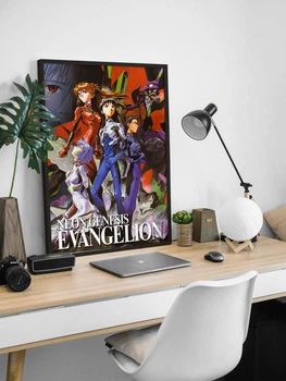 Постер аніме Evangelion Genesis у рамці / Євангеліон / Єва