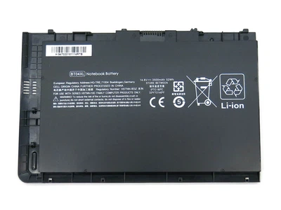 Батарея BT04XL для HP EliteBook Folio 9470, 9470M, 9480, 9480M Ultrabook (HSTNN-IB3Z, 687945-001) (BT06XL) (14,8V 3500mAh 52Wh) (66178)